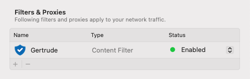 Mac content filter