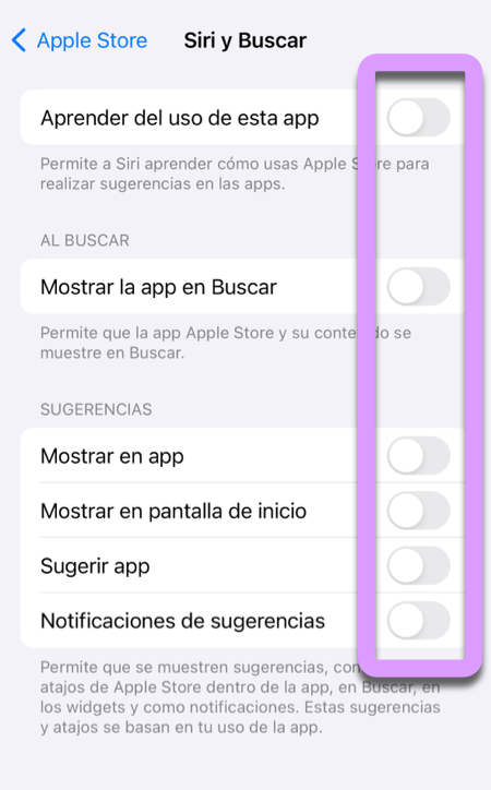 cinco cosas que olvidaste al bloquear el iPhone de tus hijos: DESACTIVA todas para cada aplicación