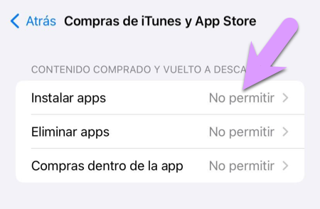 lo que olvidaste al bloquear el iPhone de tu hijo: quitarle la autoridad para instalar aplicaciones para evitar más aplicaciones inseguras de iMessage