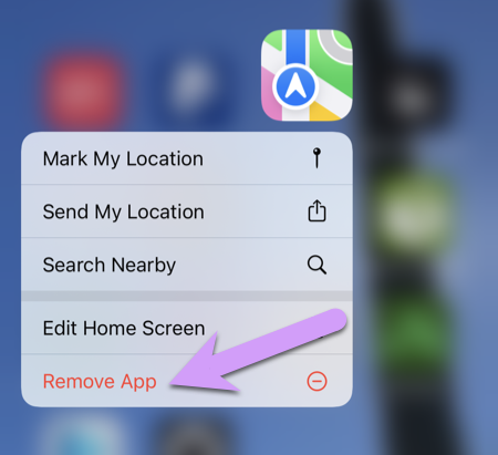 what you forgot locking down your kid's iPhone: how to delete Apple Maps with Screen Time