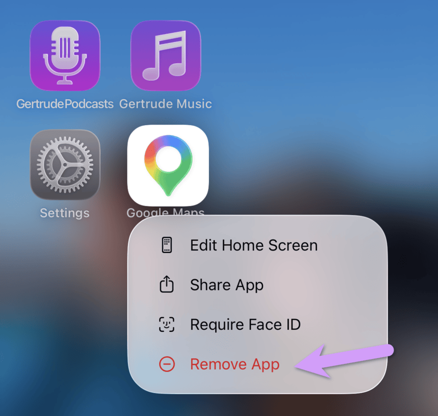 how to block explicit images in maps: how to delete the Google Maps app with Screen Time