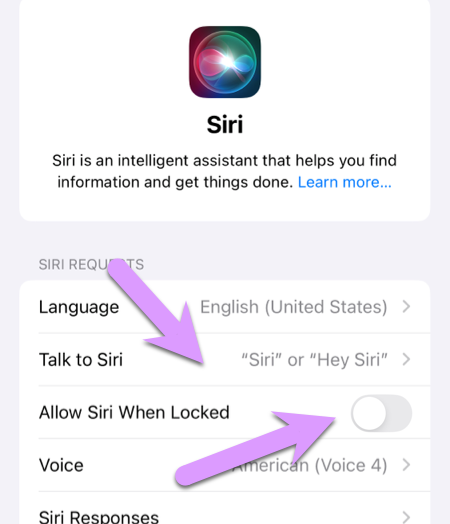 locking down an iPhone: disable all Siri system integrations for safety