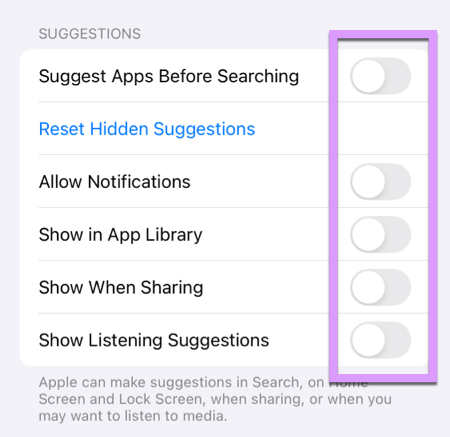 locking down an iPhone: disable all Siri system integrations for safety