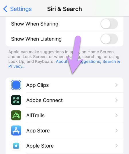 what you forgot locking down your kid's iPhone: here's where individual apps' integration with Siri can be controlled