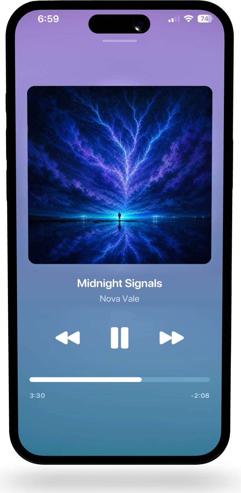 Gertrude Music playing Midnight Signals by Nova Vale